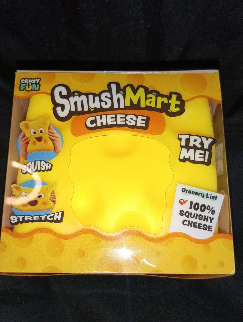 Quackeez Duckeez & SmushMart Cheese Squishy Toy Lot 2 NWT